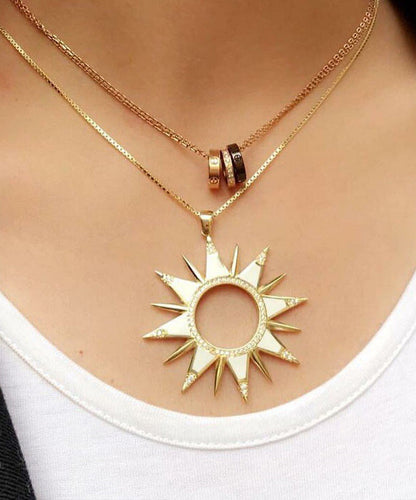 Sun Spoke Sunshine Necklace