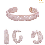 Imana Flexi Mesh Bracelet, Hoop Earrings & Ring Set