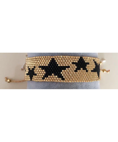 Stars Aligned Beaded Adjustable Bracelet