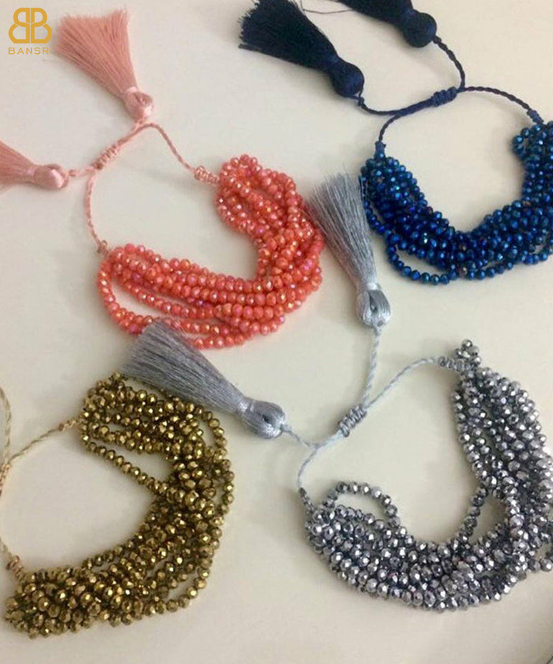 Party Princess Tassel Beaded Bracelet
