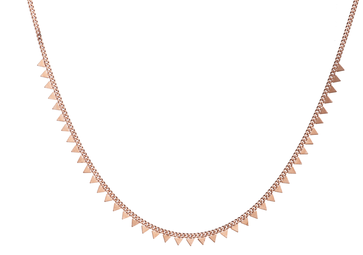 Zigzag V Shaped Collar Chain Necklace