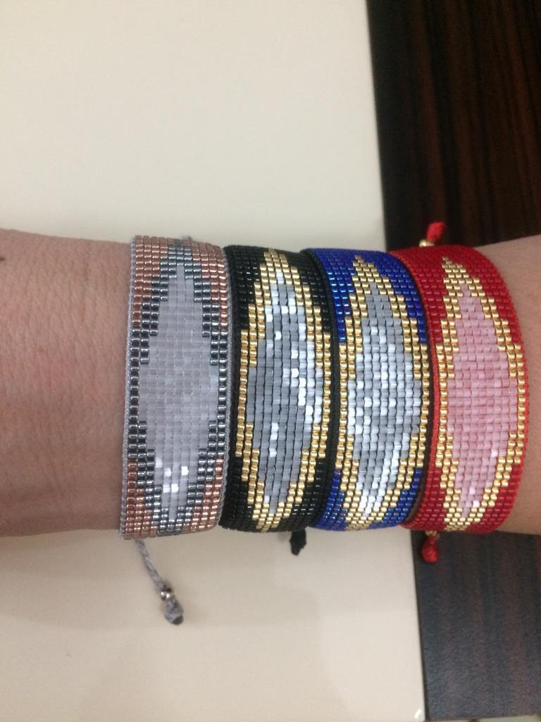 Aztec Beaded Bracelet - Bansri Mehta Design