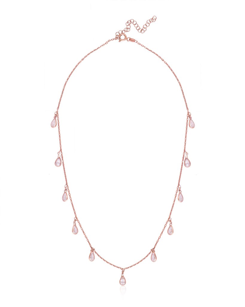 Party Perfect Chain Necklace - Rose Gold