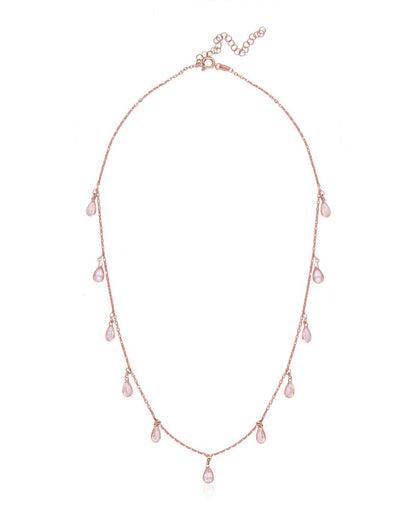 Party Perfect Chain Necklace - Rose Gold