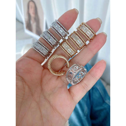 Amelia Diamond Adjustable Ring Band
