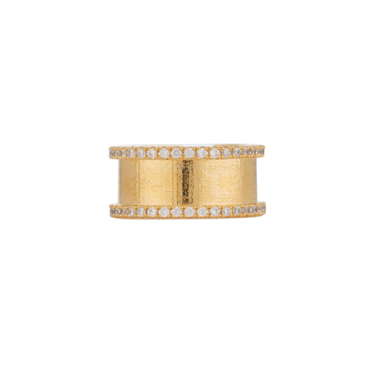 Adjustable Ring Band - Gold - Bansri Mehta Design