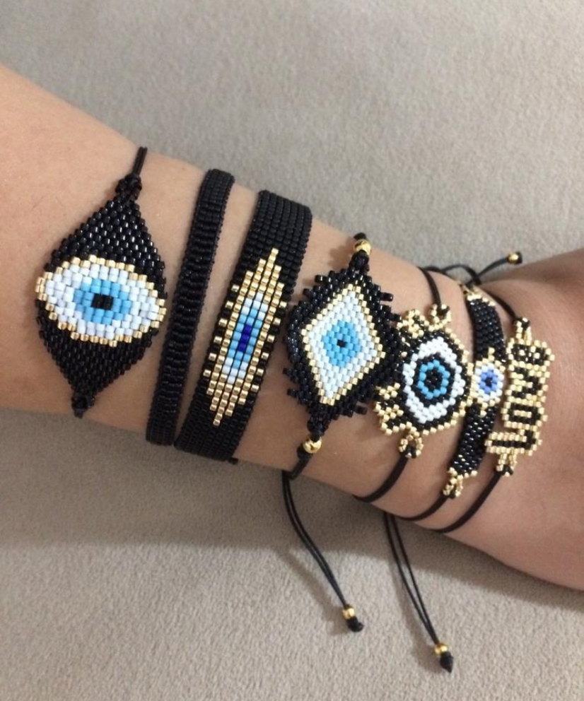 Love Beaded Adjustable Bracelet