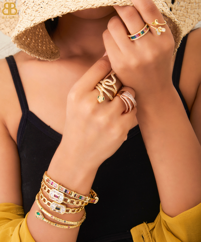 Crystal O Ring Bracelet