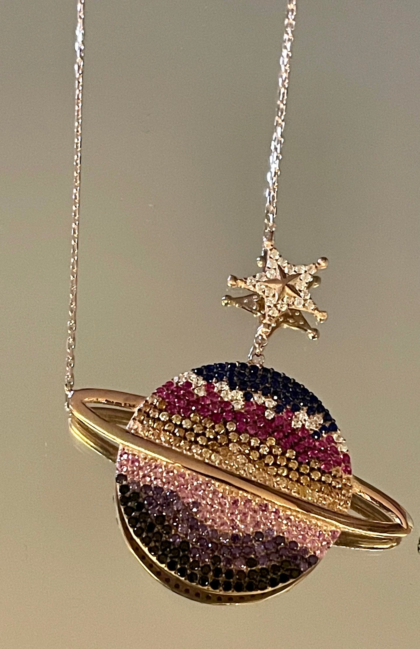 Globe Trotter Medallion Necklace